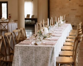 Mantel verde oliva o verde salvia, Brunch, camino de mesa, servilletas, eucalipto, Fiesta del té, Día de Acción de Gracias, Boda de invierno, Fiesta de Año Nuevo