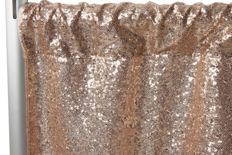 Sequin Drapes, CHOOSE SIZE, SEAMLESS, photo backdrop, booth, Gold, Champagne, Rose Gold, Silver, Christmas, New Year, Winter wedding image 3