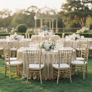 Cóctel de champán Lentejuelas doradas, ENVÍO GRATIS EN 1 DÍA, cómoda alta, mesa de pasteles, camino de mesa, Aniversario, Graduación, Año Nuevo, Navidad, Kate Spade,