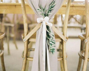 Plata, Corredor de gasa gris, Faja de silla, Peltre, Azul polvoriento, Glicinia, Boda en el patio trasero, Novia, Bebé, Año Nuevo, Acción de Gracias, Mesa de la granja