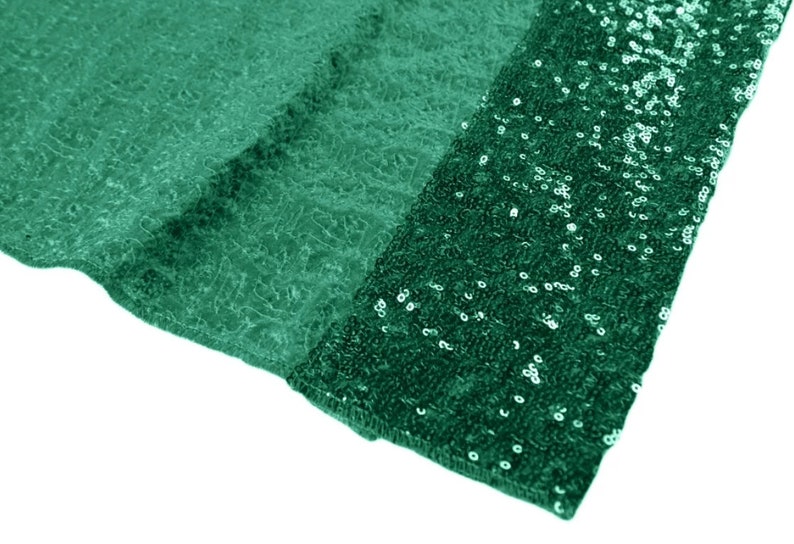 Emerald Green Sequin Tablecloth Sequin Runners Overlays Etsy
