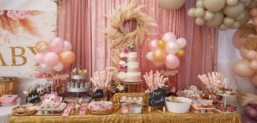 25 Tovaglioli Di Raso Rosa Con Fiocco - Eleganti Decorazioni Per Feste, Matrimoni, Compleanni E Baby Shower, 25x25 Cm - 2