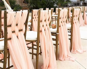 Rubor, Rosa empolvado, Fucsia, Rosa, Fundas para sillas, Gasa, Faja para silla, Chiavari, Bailarina, Novia, Baby Shower, Quinceañeras, Dulces 16,