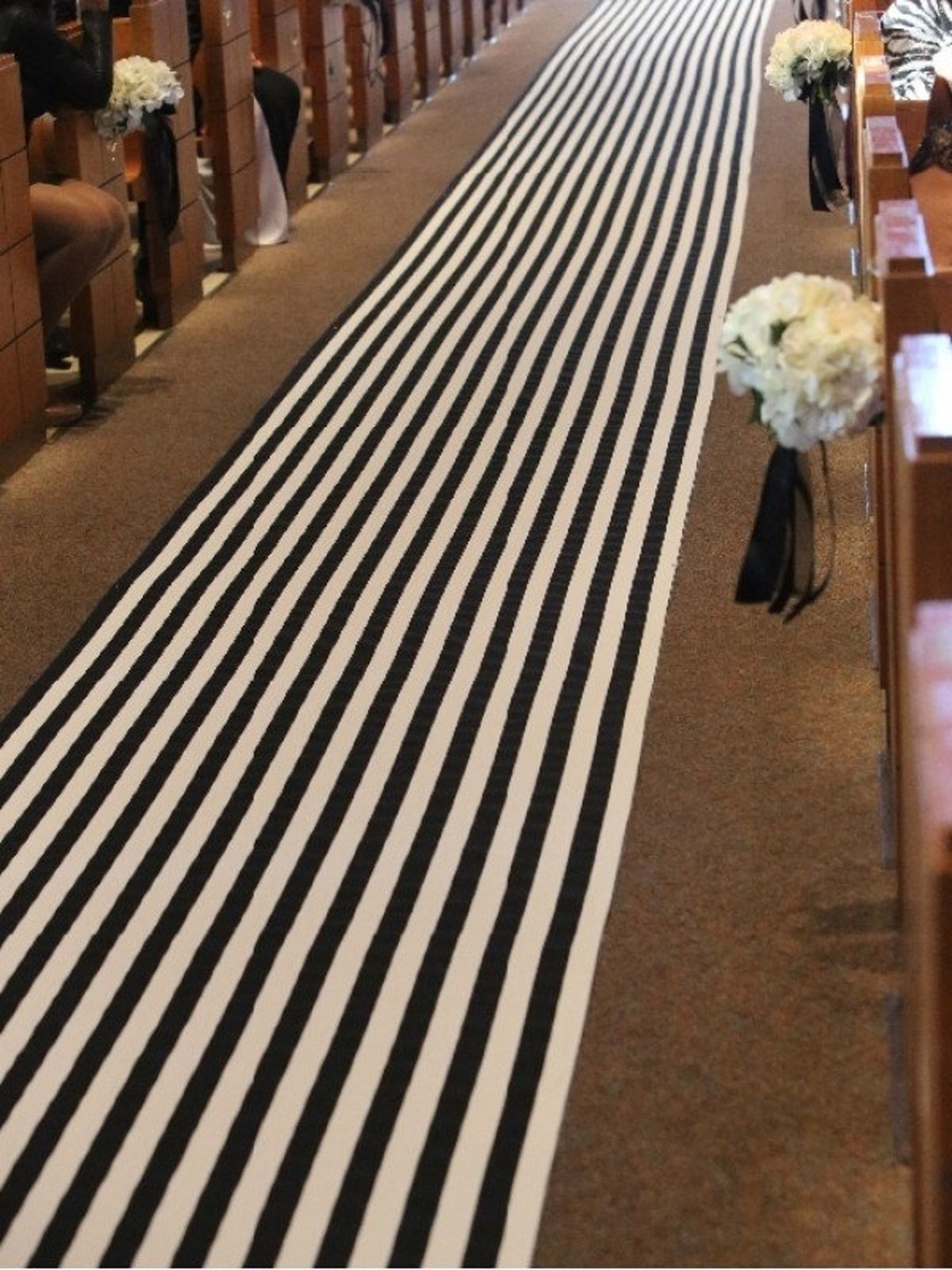 Black and White Stripe, Aisle Runner, Kate Spade Wedding, Sweet 16, Derby, BBQ Party