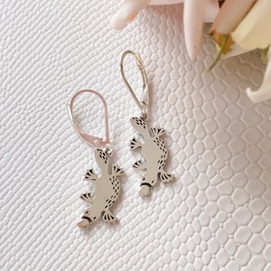 Sterling Silver Platypus Earrings: Nature Lover Jewelry