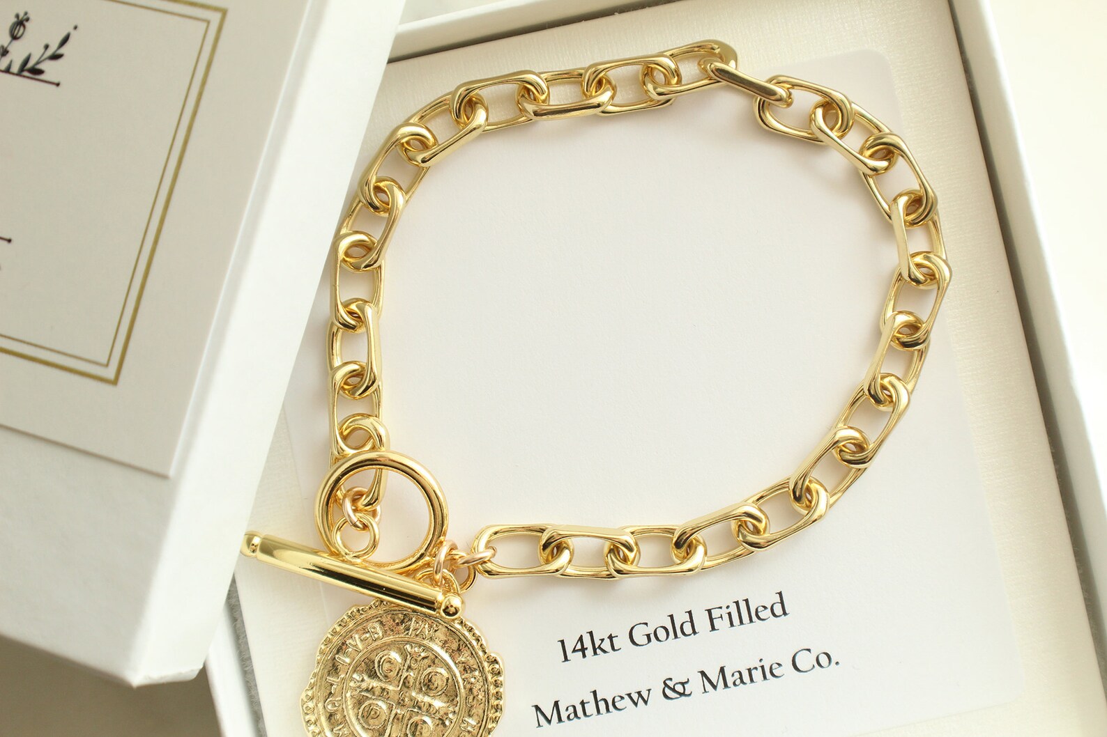 14kt Gold Filled Religious Bracelet or Necklace Your Choice. Etsy