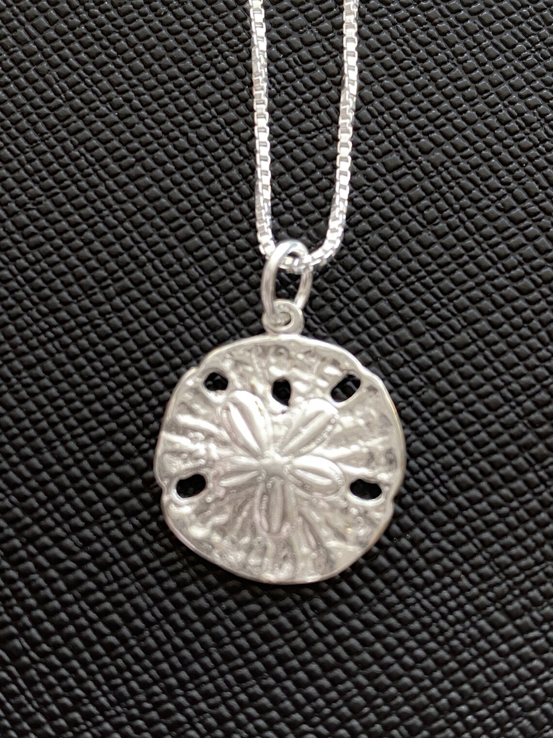 Sterling Silver Beach Charm Necklace. Seashell Jewelry Etsy