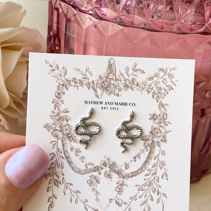 Snake Stud Earring main image 0