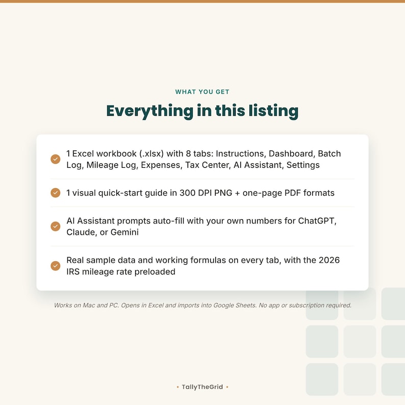 Instacart shopper tax and batch tracker spreadsheet - what's included. Instant-download template for Excel and Google Sheets. For Instacart shoppers.