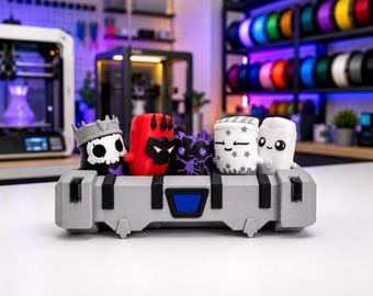 Gaming Blobs Display Figure 3D Printed | Gaming Collectible Desk Decor | Fan-Inspired Figure |