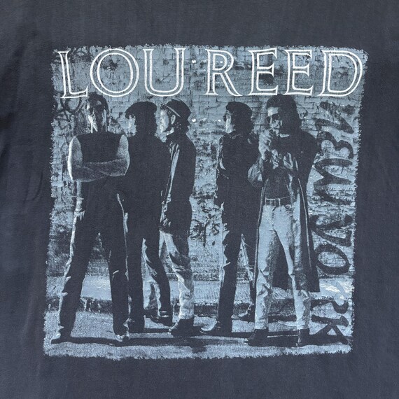 Vintage 1989 Lou Reed New York Tour Japan T-shirt - Gem
