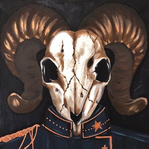 Goat Skull in Uniform