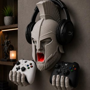 Ares Gaming-Headset-Controller-Wandhalterung | RGB-LED-Mythologie-Halterung