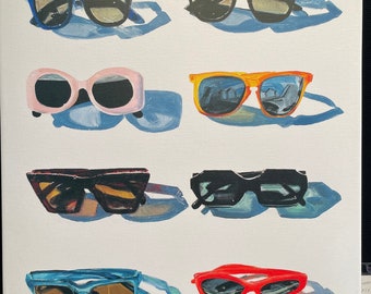 Sunnies 2- giclee print on canvas