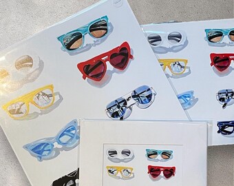 Zonnebril Art- Sunnies 4- archiefafdruk