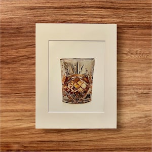 Rocks 2 - sztuka bourbonowa, sztuka szkocka, sztuka whisky, sztuka barowa - DRUK ARCHIWALNY