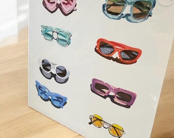 Zonnebril Art- Sunnies 9- archiefafdruk