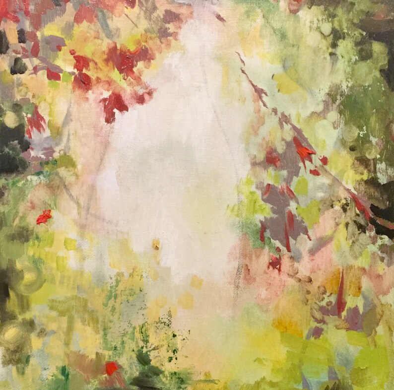 Japanes Maple Tree Abstraction Modern Art Etsy