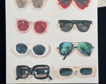 Sunnies 1- giclee print on canvas