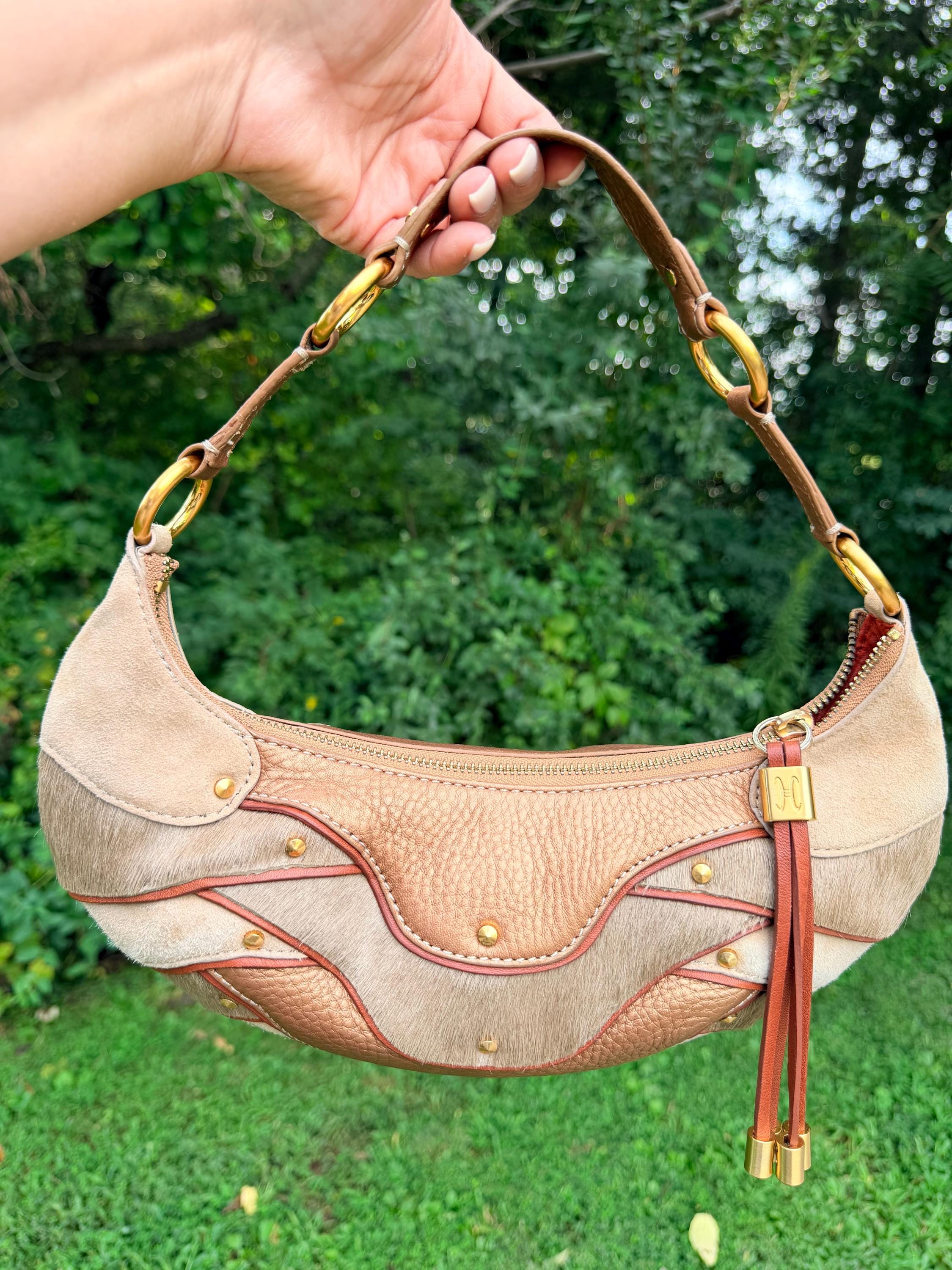 バッグ COLE HAAN leather one shoulder bag y2k Y2k Cole Haan Bag - Etsy