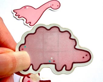 Pegatinas de vinilo con diseño de dinosaurios / Pegatinas de vinilo mate de 5 cm para portátil, botella de agua, cuaderno o regalo