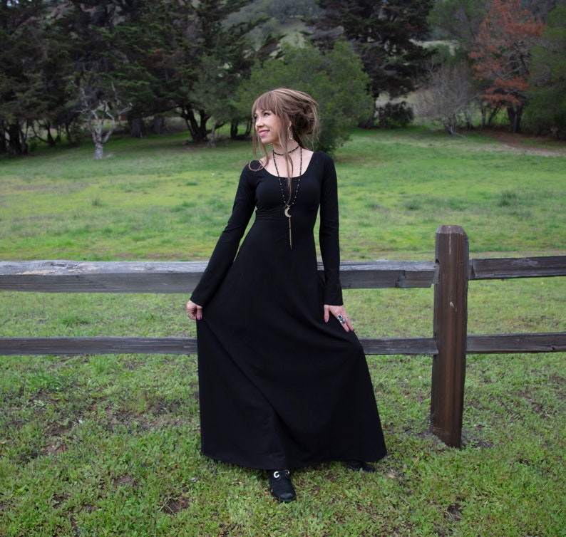 Witchy Maxi Dress in Organic Bamboo 