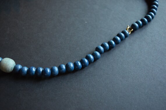 Blue Necklace, Chunky Necklace, Statement Necklac… - image 8