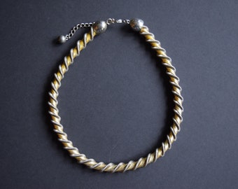 Gold Coil Choker Gold Chain Chain 