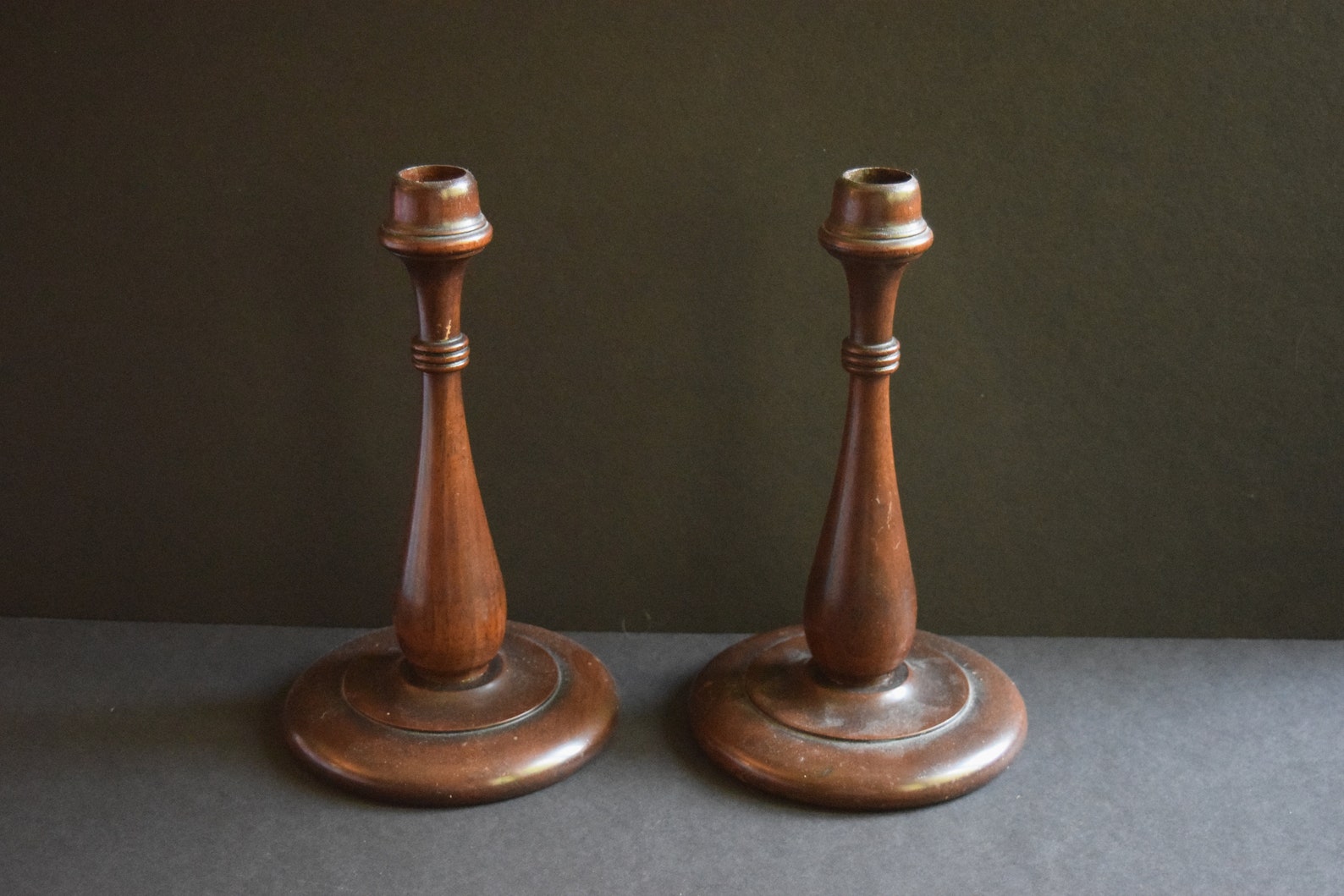 Wood Candle Holder Spindle Candle Holder Wood Spindles Etsy