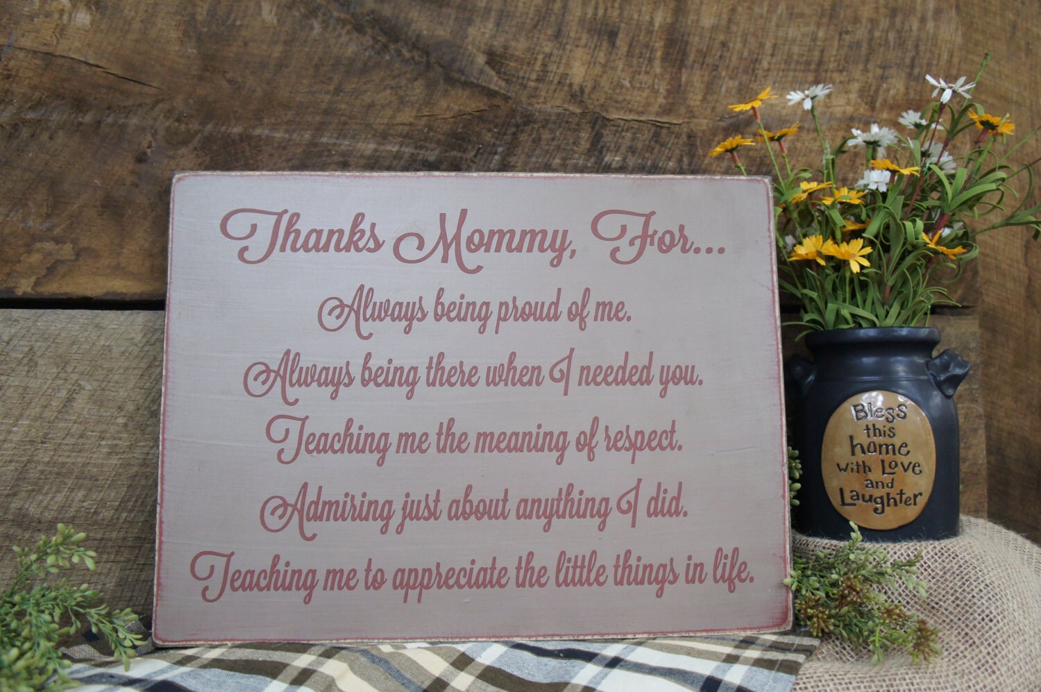 Thanks Mommy For Always Being Thereteaching Meaning Of Etsy