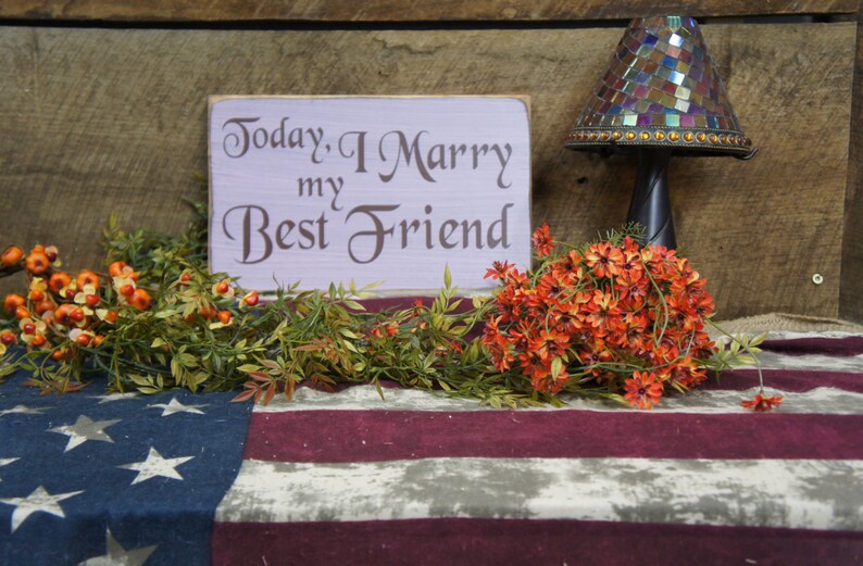 Download Today I Marry My Best Friend Rustic Style Wedding Sign ...