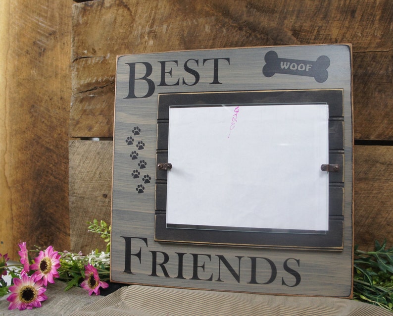 Best Friends Picture / Photo Frame Pawprints add Character Etsy