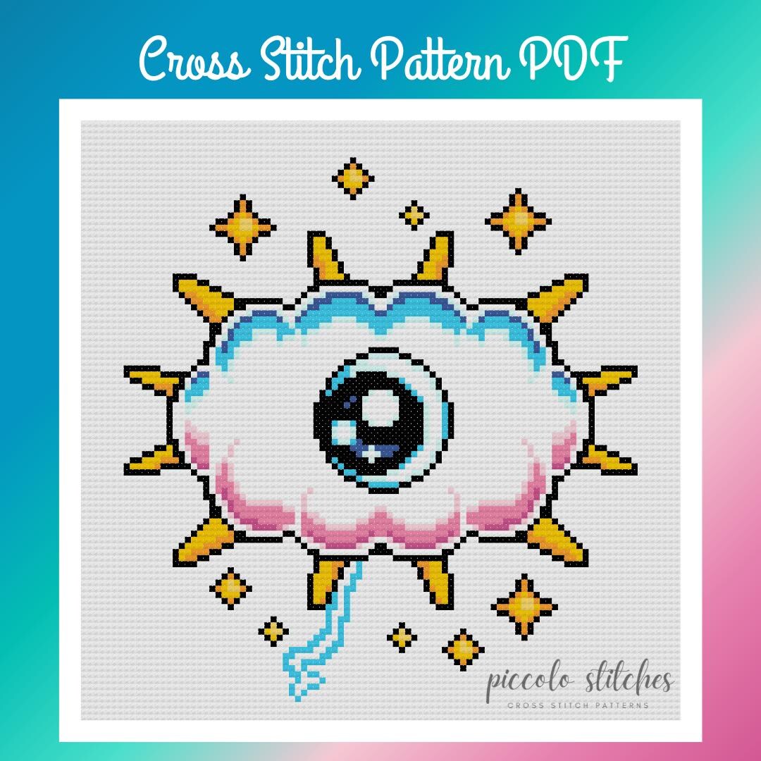 King of the Clouds: Cross Stitch Pattern (digital PDF) - Etsy