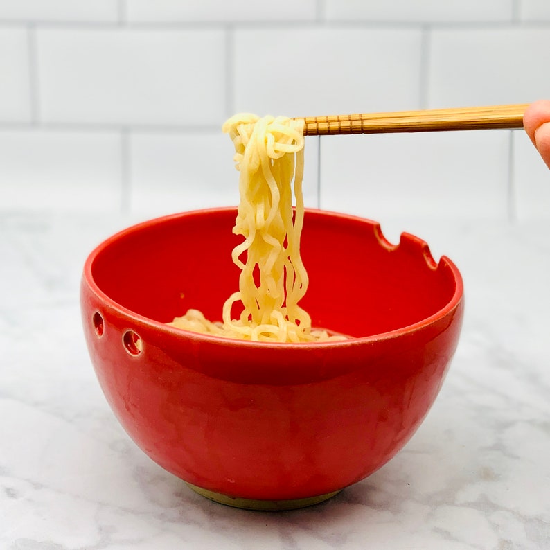 Ramen / Chopstick Holder Bowl Ceramic Bowl Etsy