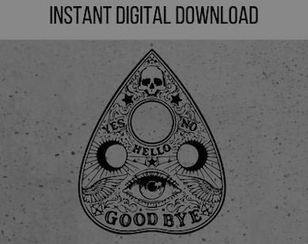 Planchete, Ouija, Cut File, SVG