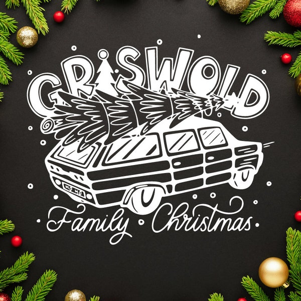 griswold family christmas svg, christmas svg, national lampoons christmas vacation svg, cricut cut file