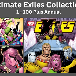Exiles serietidningssamling, fullständig originalomgång, 2001–2007, 100 nummer
