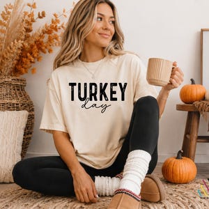 Turkey day, Blessed Thanksgiving Apparel, Comfort Colors Patchwork Thanksgiving Turkey Sweatshirt and Shirt, Cozy Fall T-shirt