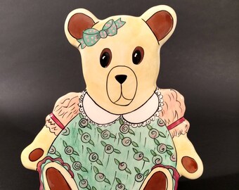 Vintage Teddy Bear Vase by Nina Lyman of Bears by Nina