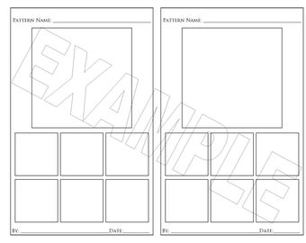 Zentangle Pattern Keeper for Step Outs (No Grid)