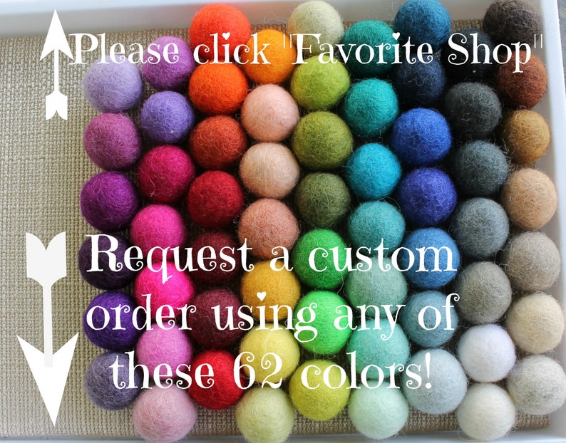 Felt Pom Pom Green Felt Balls DIY Garland Kit Felt Balls: ASPARAGUS Felted Balls Handmade Felt Balls Green Pom Poms Wool Felt Balls