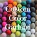 Custom Felt Ball Garland, Custom Pom Pom Garland, Nursery Decor, Custom Felt Garland, Felt Ball Bunting, Baby Shower Decor, Custom Pom Poms 