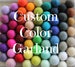 Custom Felt Ball Garland, Custom Pom Pom Garland, Nursery Decor, Custom Felt Garland, Felt Ball Bunting, Baby Shower Decor, Custom Pom Poms 