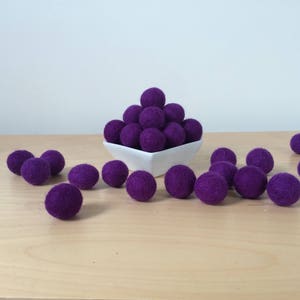 1cm/2.5cm/3cm Wool Felt Balls: CUSTOM COLORS, Felted Balls, DIY Garland Kit, Wool Felt Balls, Felt Pom Pom, Felt Balls, Custom Felt Balls image 8