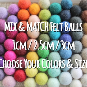 Wool Felt Balls 