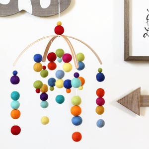 1cm/2.5cm/3cm Wool Felt Balls: CUSTOM COLORS, Felted Balls, DIY Garland Kit, Wool Felt Balls, Felt Pom Pom, Felt Balls, Custom Felt Balls image 7