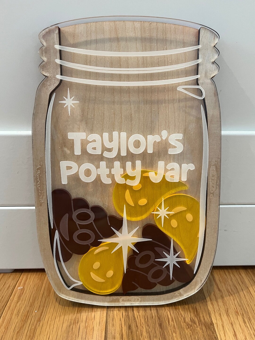 Personalized Potty Training Reward Jar for Kids, Potty Reward Jar, Good