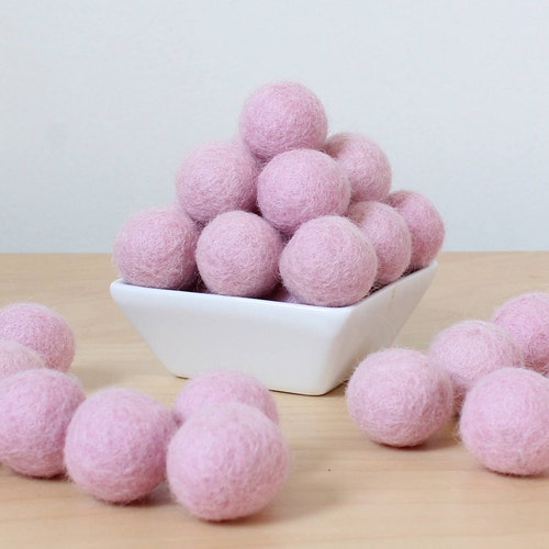 Felt Balls CITRUS GREEN Felted Balls DIY Garland Kit Wool Etsy