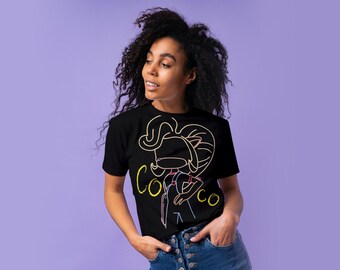 Coco Bandicoot neon art