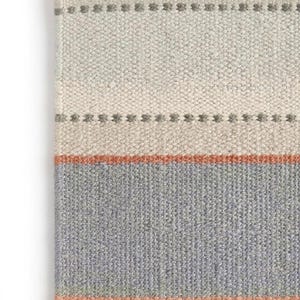 Handvävd randig ull-bomullsmatta, pastellfärgad boho plattvävd dhurrie, flerfärgad accentmatta för vardagsrum/sovrum, naturlig mysig matta